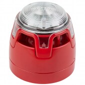 ENscape conventional Sounder Beacon, Clear lens, red base